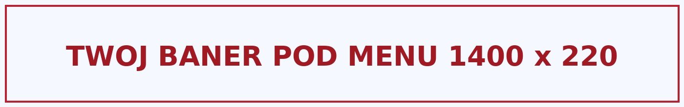 Baner pod menu